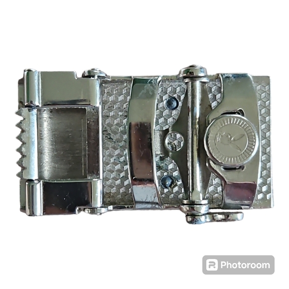 Vintage Stainless Steel Playboy Belt Buckle - Picture 2 of 5